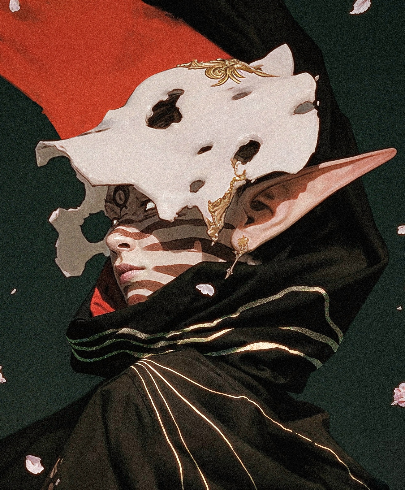 Studio portrait collage